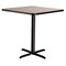 National Public Seating NPS Cafe Table, 36 Square, X Base, 36 Height CT33636XCGY - alternate 3